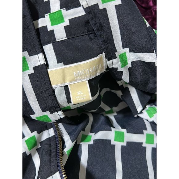 Michael Kors blouse tee top Shirt green blue - Picture 6 of 8